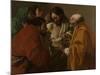 Doubting Thomas-Hendrick Ter Brugghen-Mounted Art Print