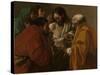 Doubting Thomas-Hendrick Ter Brugghen-Stretched Canvas