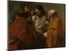 Doubting Thomas-Hendrick Ter Brugghen-Mounted Art Print