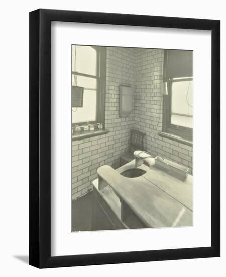 Douche Table, Thavies Inn Hospital, London, 1930-null-Framed Photographic Print