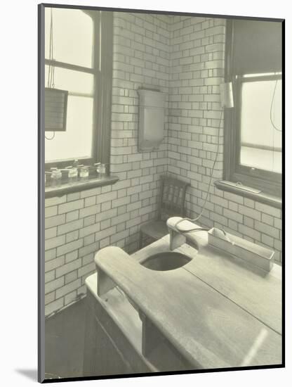 Douche Table, Thavies Inn Hospital, London, 1930-null-Mounted Photographic Print