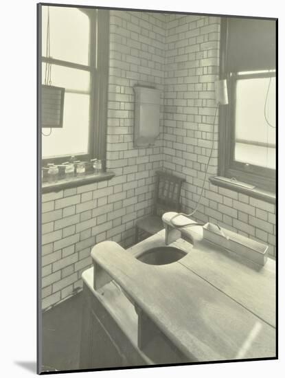 Douche Table, Thavies Inn Hospital, London, 1930-null-Mounted Photographic Print