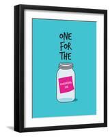 Douchebag Jar-null-Framed Art Print