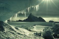 Iceberg And Icicles-Doug Allan-Photographic Print