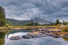 Yosemite Falls and Merced River-Doug Meek-Photographic Print