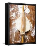 Dough with Rolling Pin-null-Framed Stretched Canvas