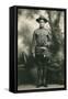 Doughboy with Bugle, World War I-null-Framed Stretched Canvas