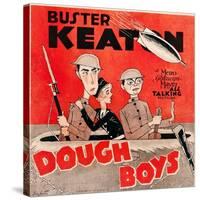 Doughboys, US poster art, Buster Keaton, Sally Eilers, Cliff Edwards, 1930-null-Stretched Canvas