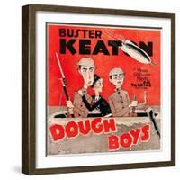 Doughboys, US poster art, Buster Keaton, Sally Eilers, Cliff Edwards, 1930-null-Framed Art Print