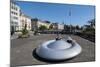 Doughnut Bench, Luxembourg City, Luxembourg, Europe-Charles Bowman-Mounted Photographic Print