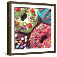 Doughnut Choices I-Monika Burkhart-Framed Photographic Print