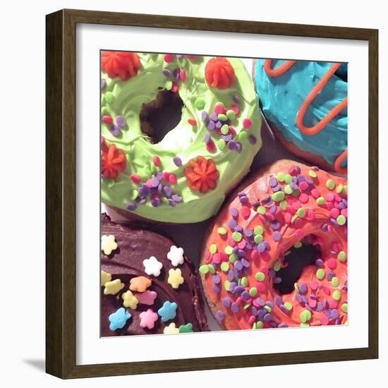 Doughnut Choices I-Monika Burkhart-Framed Photographic Print