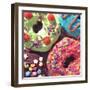 Doughnut Choices I-Monika Burkhart-Framed Photographic Print