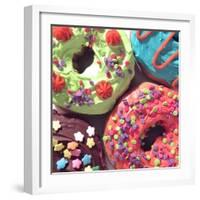 Doughnut Choices I-Monika Burkhart-Framed Photographic Print