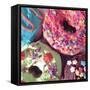 Doughnut Choices II-Monika Burkhart-Framed Stretched Canvas