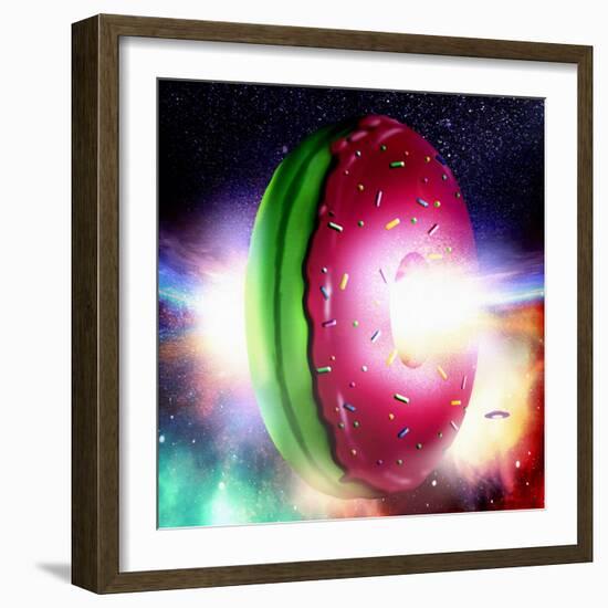 Doughnut Portal-ALI Chris-Framed Giclee Print