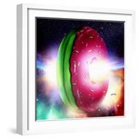 Doughnut Portal-ALI Chris-Framed Giclee Print