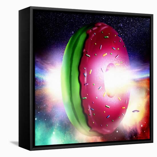 Doughnut Portal-ALI Chris-Framed Stretched Canvas