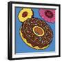 Doughnuts On Blue-Ron Magnes-Framed Giclee Print