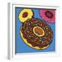 Doughnuts On Blue-Ron Magnes-Framed Giclee Print