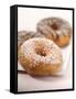 Doughnuts with Sugar Pearls and with Chocolate Icing-Alexander Feig-Framed Stretched Canvas