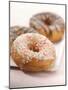 Doughnuts with Sugar Pearls and with Chocolate Icing-Alexander Feig-Mounted Photographic Print