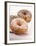 Doughnuts with Sugar Pearls and with Chocolate Icing-Alexander Feig-Framed Photographic Print