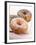 Doughnuts with Sugar Pearls and with Chocolate Icing-Alexander Feig-Framed Photographic Print