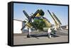 Douglas Ad-5 Skyraider Attack Aircraft-null-Framed Stretched Canvas