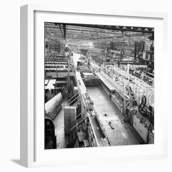 Douglas Aircrafts' Main Assembly Line-John Florea-Framed Premium Photographic Print