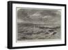 Douglas Breakwater, Isle of Man, as Damaged by the Late Storm-Edwin Weedon-Framed Giclee Print
