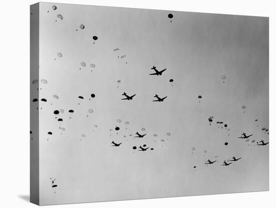 Douglas C-47S Were the Backbone of World War 2 Airborne Assault Operations-null-Stretched Canvas