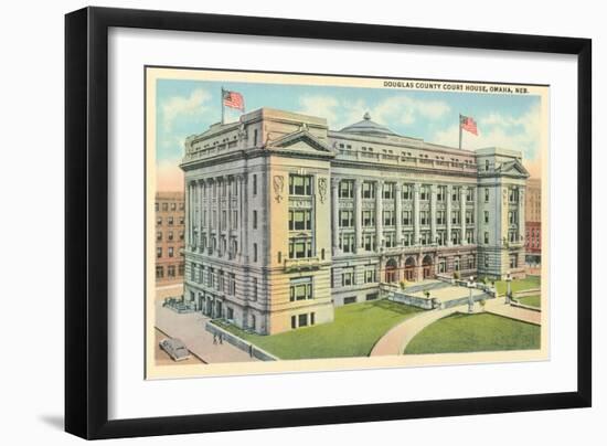 Douglas County Courthouse, Omaha, Nebraska-null-Framed Art Print