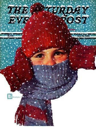 "Bundled Up," Saturday Evening Post Cover, January 14, 1939