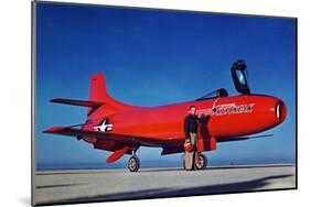 Douglas D-558-1 test aircraft-null-Mounted Art Print