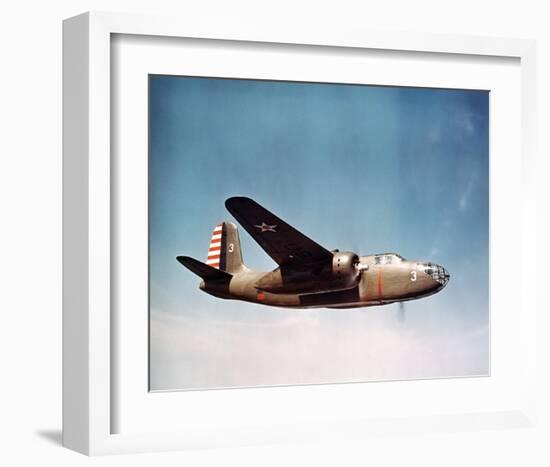 Douglas DB-7/A-20 Havoc bomber-null-Framed Art Print