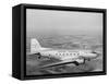 Douglas Dc-3 Plane in Flight-null-Framed Stretched Canvas