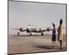 Douglas DC-6 Passenger Plane-null-Mounted Art Print