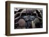 Douglas DC-8 Flight Deck-null-Framed Art Print