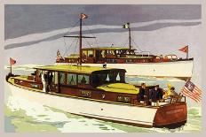 Mathews 46' Enclosed Bridge Deck Cruiser-Douglas Donald-Art Print