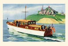 Mathews 46' Enclosed Bridge Deck Cruiser-Douglas Donald-Art Print