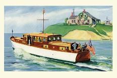 Mathews 46' Enclosed Bridge Deck Cruiser-Douglas Donald-Art Print