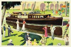 Mathews 46' Enclosed Bridge Deck Cruiser-Douglas Donald-Art Print