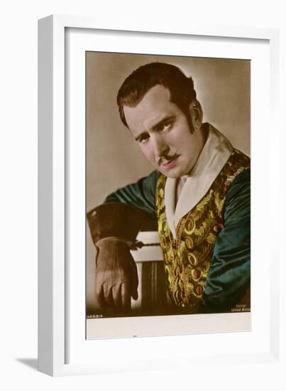 Douglas Fairbanks, American Actor and Film Star-null-Framed Photographic Print