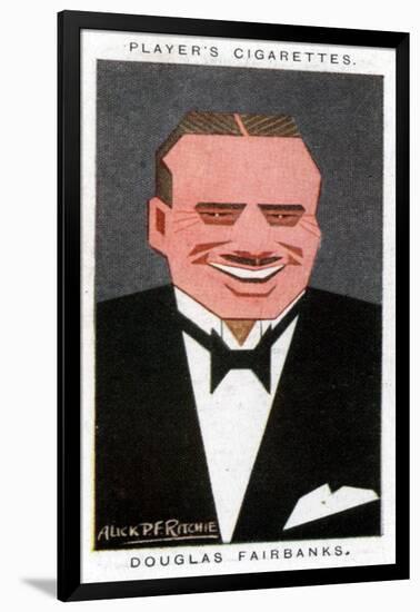 Douglas Fairbanks, American Film Actor, 1926-Alick PF Ritchie-Framed Giclee Print