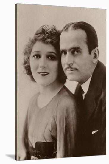 Douglas Fairbanks and Mary Pickford, American Film Actors-null-Stretched Canvas