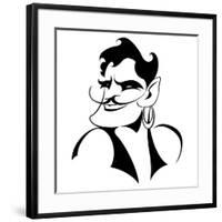 Douglas Fairbanks senior, American silent film actor 1883-1939-Neale Osborne-Framed Giclee Print