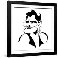 Douglas Fairbanks senior, American silent film actor 1883-1939-Neale Osborne-Framed Giclee Print