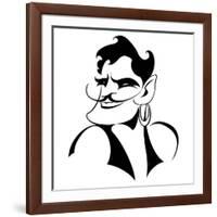 Douglas Fairbanks senior, American silent film actor 1883-1939-Neale Osborne-Framed Giclee Print