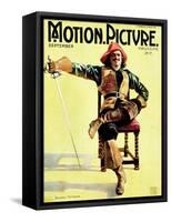 Douglas Fairbanks, Sr., In The Three Musketeers, September 1921-null-Framed Stretched Canvas